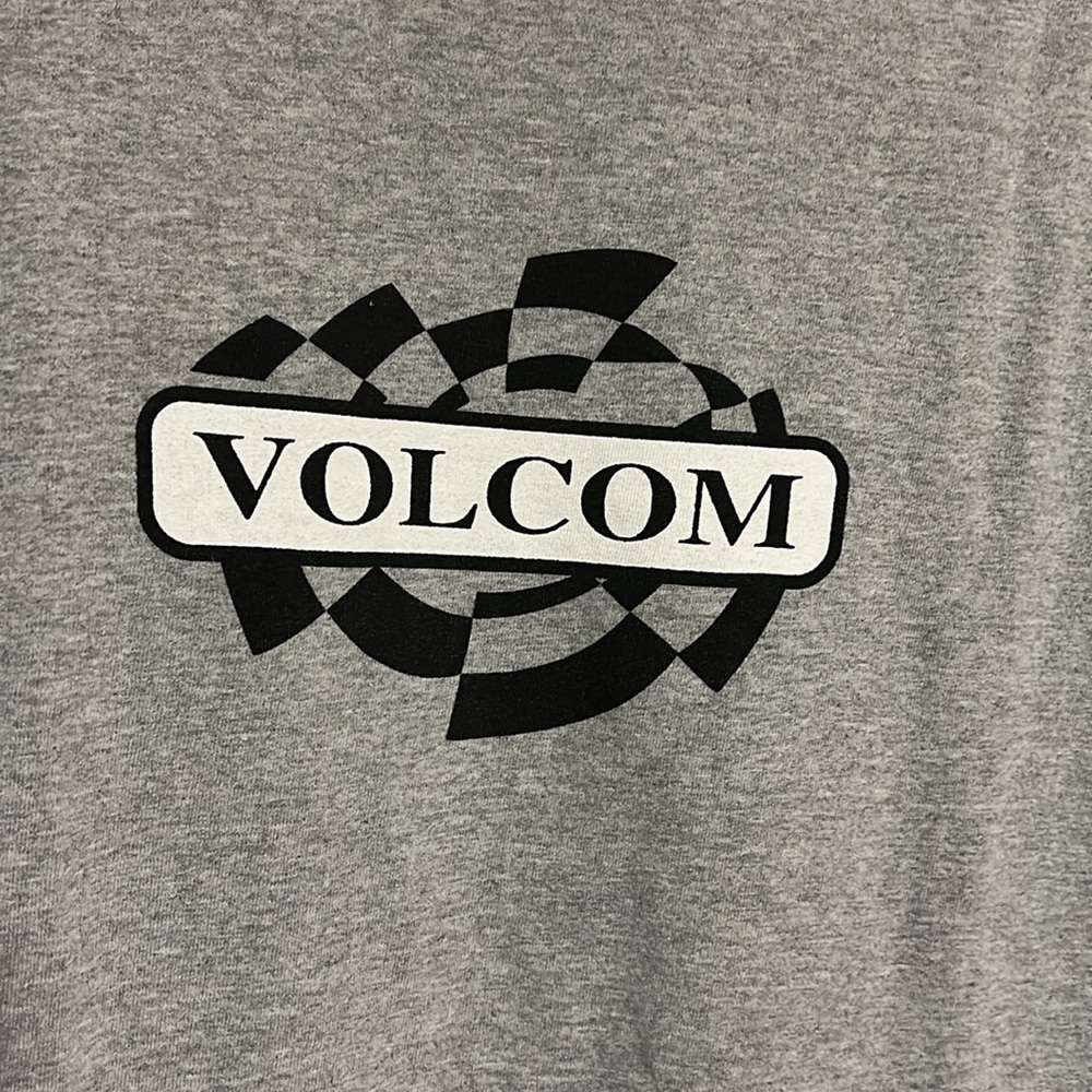 Boys XL Volcom Gray Tee Shirt - Picture 3 of 6